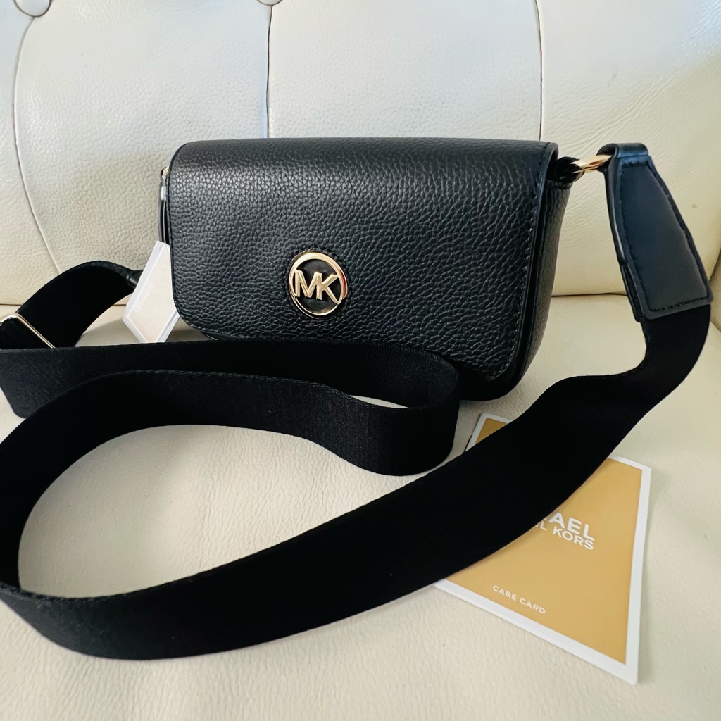 Nwt Michael Kors Samira Extra Small Flap Sling Crossbody Bag Purse With Web